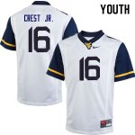 Youth West Virginia Mountaineers NCAA #16 William Crest Jr. White Authentic Nike Stitched College Football Jersey RS15X80QK